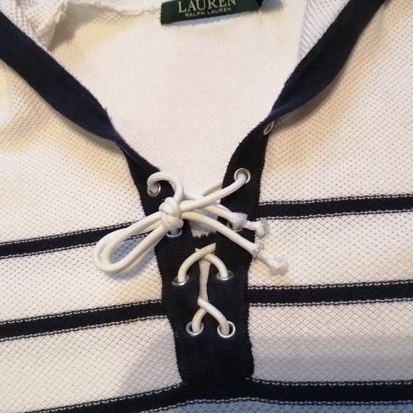 Ralph Lauren, nautical striped hooded sweater, size M - Picture 8 of 8